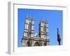 England, Central London, City of Westminster. Western Facade of Westminster Abbey-Pamela Amedzro-Framed Photographic Print