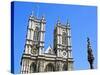 England, Central London, City of Westminster. Western Facade of Westminster Abbey-Pamela Amedzro-Stretched Canvas