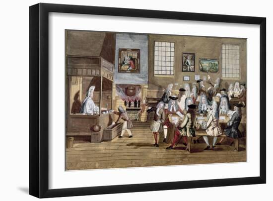 England: Coffee House-null-Framed Giclee Print