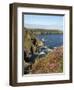 England, Cornwall; Hell's Mouth on the Wild Stretch of Coast Between Portreath and Hayle-Will Gray-Framed Photographic Print