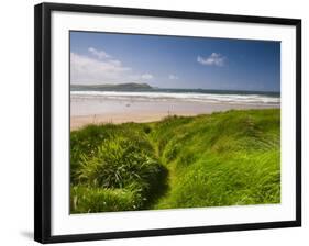 England, Cornwall, Polzeath Beach, UK-Alan Copson-Framed Photographic Print