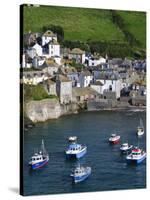 England, Cornwall, Port Isaac, UK-Alan Copson-Stretched Canvas