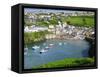 England, Cornwall, Port Isaac, UK-Alan Copson-Framed Stretched Canvas