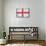 England Country Flag - Barnwood Painting-Lantern Press-Art Print displayed on a wall