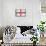 England Country Flag - Barnwood Painting-Lantern Press-Art Print displayed on a wall