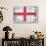 England Country Flag - Barnwood Painting-Lantern Press-Framed Art Print displayed on a wall