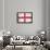 England Country Flag - Barnwood Painting-Lantern Press-Framed Art Print displayed on a wall