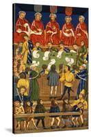 England: Court, 15Th Century-null-Stretched Canvas