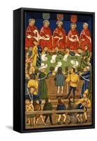 England: Court, 15Th Century-null-Framed Stretched Canvas