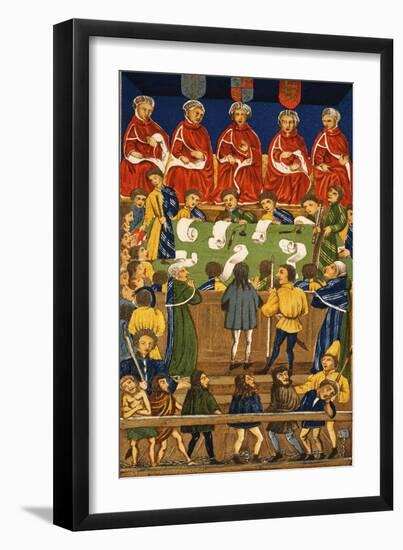 England: Court, 15Th Century-null-Framed Giclee Print