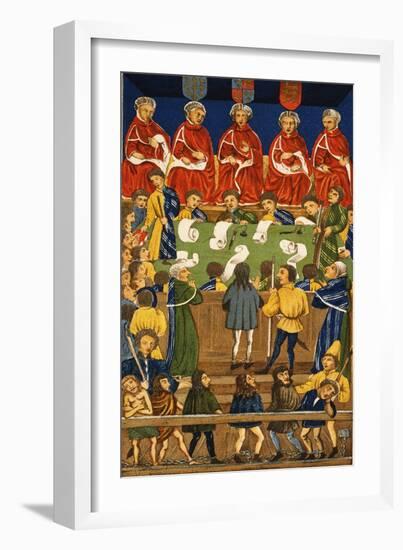 England: Court, 15Th Century-null-Framed Giclee Print