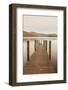 England, Cumbria, Lake District, Derwentwater, Wooden Jetty-Steve Vidler-Framed Photographic Print