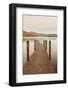 England, Cumbria, Lake District, Derwentwater, Wooden Jetty-Steve Vidler-Framed Photographic Print