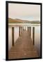 England, Cumbria, Lake District, Derwentwater, Wooden Jetty-Steve Vidler-Framed Photographic Print