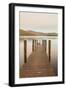 England, Cumbria, Lake District, Derwentwater, Wooden Jetty-Steve Vidler-Framed Photographic Print