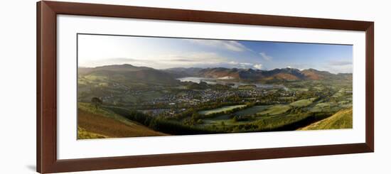 England, Cumbria, Lake District, Keswick and Derwent Water-Gavin Hellier-Framed Photographic Print