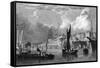 England, Devonport, 1832-T. Allom-Framed Stretched Canvas