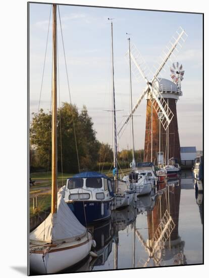 England, East Anglia, Norfolk, Norfolk Broads, Horsey Mill-Steve Vidler-Mounted Photographic Print