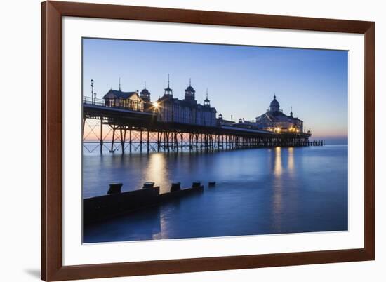 England, East Sussex, Eastbourne, Eastbourne Pier at Dawn-Steve Vidler-Framed Photographic Print