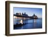 England, East Sussex, Eastbourne, Eastbourne Pier at Dawn-Steve Vidler-Framed Photographic Print