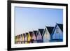 England, Essex, Mersea Island, Beach Huts-Steve Vidler-Framed Photographic Print