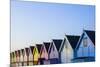 England, Essex, Mersea Island, Beach Huts-Steve Vidler-Mounted Photographic Print