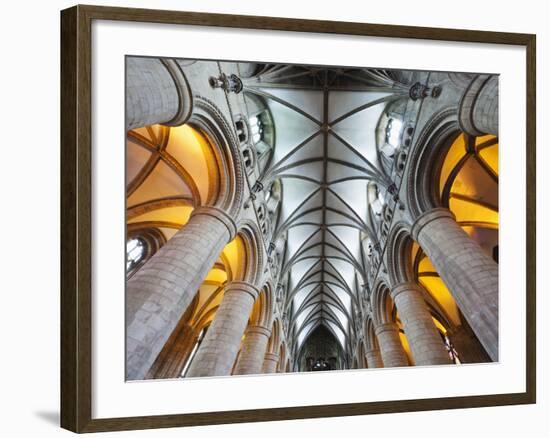 England, Gloucestershire, Gloucester, Gloucester Cathedral-Steve Vidler-Framed Photographic Print