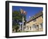 England, Gloustershire, Cotswolds, Chipping Campden, Heraldic Town Sign-Steve Vidler-Framed Photographic Print