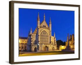 England, Hampshire, Winchester, Winchester Cathedral-Steve Vidler-Framed Photographic Print