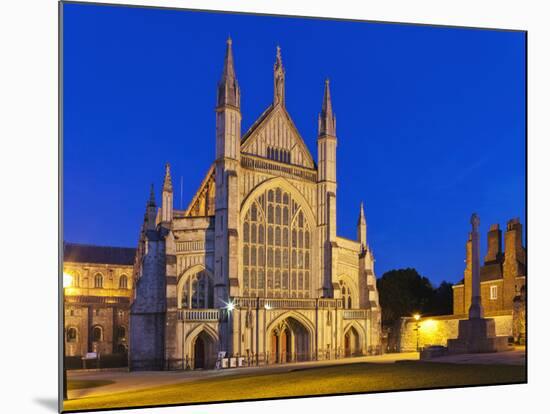 England, Hampshire, Winchester, Winchester Cathedral-Steve Vidler-Mounted Photographic Print