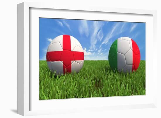 England-Italy-mhristov-Framed Art Print