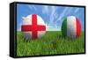 England-Italy-mhristov-Framed Stretched Canvas