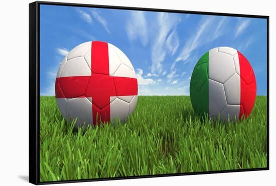 England-Italy-mhristov-Framed Stretched Canvas