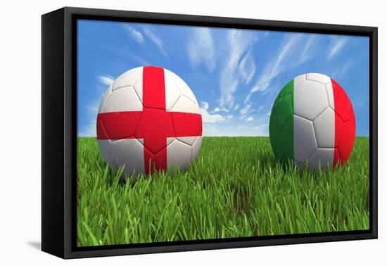 England-Italy-mhristov-Framed Stretched Canvas