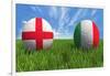 England-Italy-mhristov-Framed Art Print