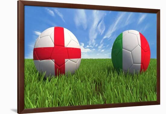 England-Italy-mhristov-Framed Art Print