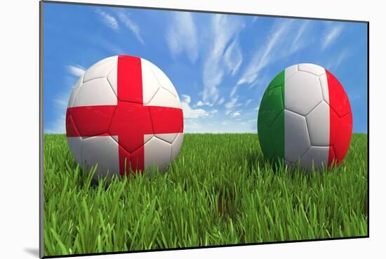 England-Italy-mhristov-Mounted Premium Giclee Print