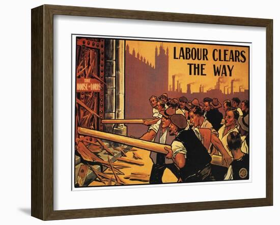 England: Labour Poster-null-Framed Giclee Print