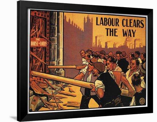 England: Labour Poster-null-Framed Giclee Print
