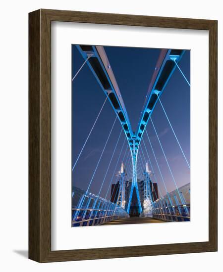 England, Lancashire, Manchester, Salford Quays-Mark Sykes-Framed Photographic Print