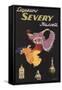 England - Liqueurs Severy Hasselt Promotional Poster-Lantern Press-Framed Stretched Canvas