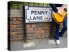 England, Liverpool, Penny Lane, Immortalized by Paul Mccartney-Carlos Sanchez Pereyra-Stretched Canvas