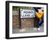 England, Liverpool, Penny Lane, Immortalized by Paul Mccartney-Carlos Sanchez Pereyra-Framed Photographic Print