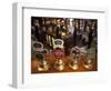 England, London, Beer Pump Handles at the Bar Inside Tradional Pub-Steve Vidler-Framed Photographic Print