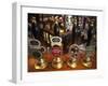 England, London, Beer Pump Handles at the Bar Inside Tradional Pub-Steve Vidler-Framed Photographic Print