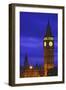 England, London. Big Ben and Palace of Westminster at twilight.-Jaynes Gallery-Framed Photographic Print