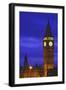 England, London. Big Ben and Palace of Westminster at twilight.-Jaynes Gallery-Framed Photographic Print