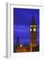 England, London. Big Ben and Palace of Westminster at twilight.-Jaynes Gallery-Framed Photographic Print