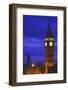 England, London. Big Ben and Palace of Westminster at twilight.-Jaynes Gallery-Framed Photographic Print