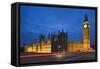 England, London. Big Ben and Palace of Westminster.-Jaynes Gallery-Framed Stretched Canvas